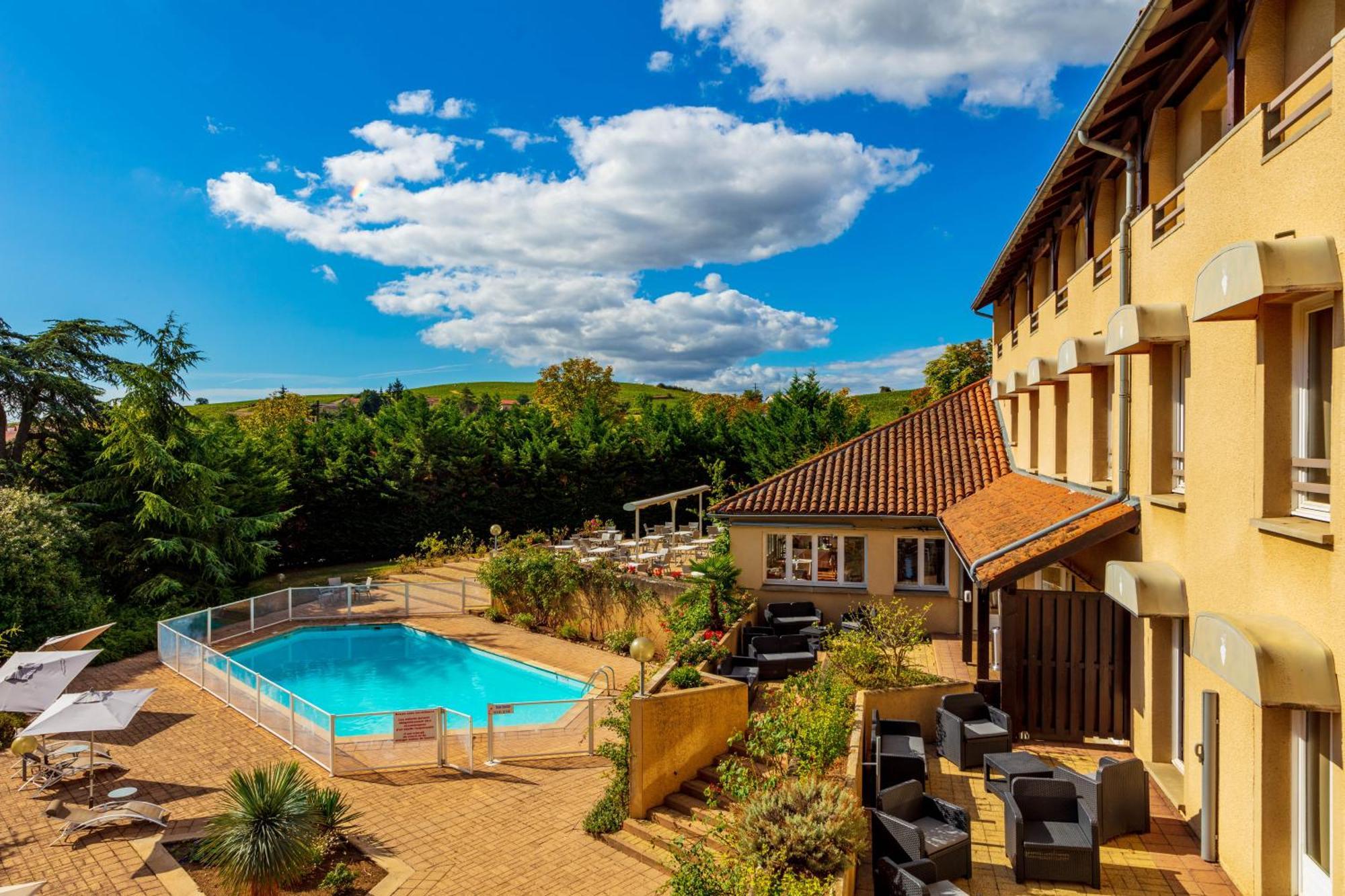 Logis Hotel Noemys Morgon Villie Morgon Bagian luar foto